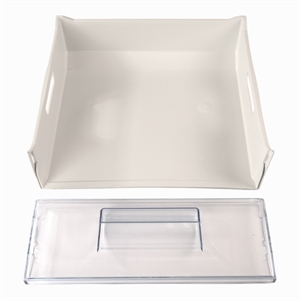 Komplet skuffe øverst eller midt i fryser fra Aeg, Electrolux, Zanussi og andre mærker.